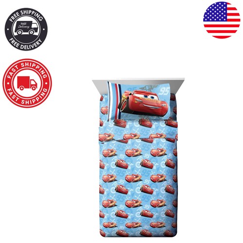 Lightning mcqueen twin sheet - mcqueen,