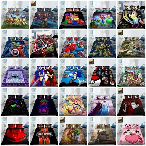 Kids cartoon quilt duvet - kids, 3d